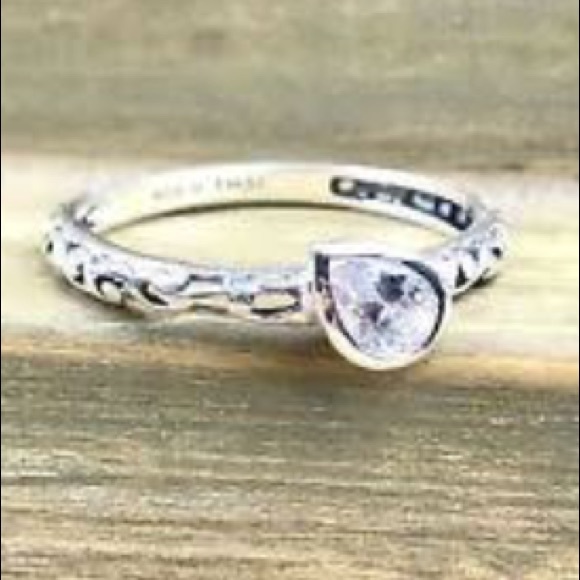 Ring Silpada Belle Fleur Stack Ring - Teardrop - Picture 2 of 2